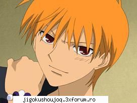 kyo sohma
kyo este blestemat de o nu unul dintre animalele din zodiac, dar conform legendei ar fi