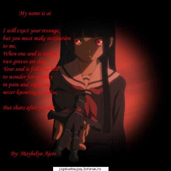 ippen shinde miru? poze cu jigoku shoujo